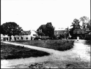 alt="Iron Acton village Green 1900"