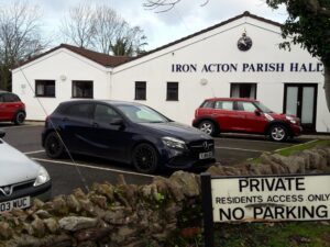 alt="parish hall & carpark"